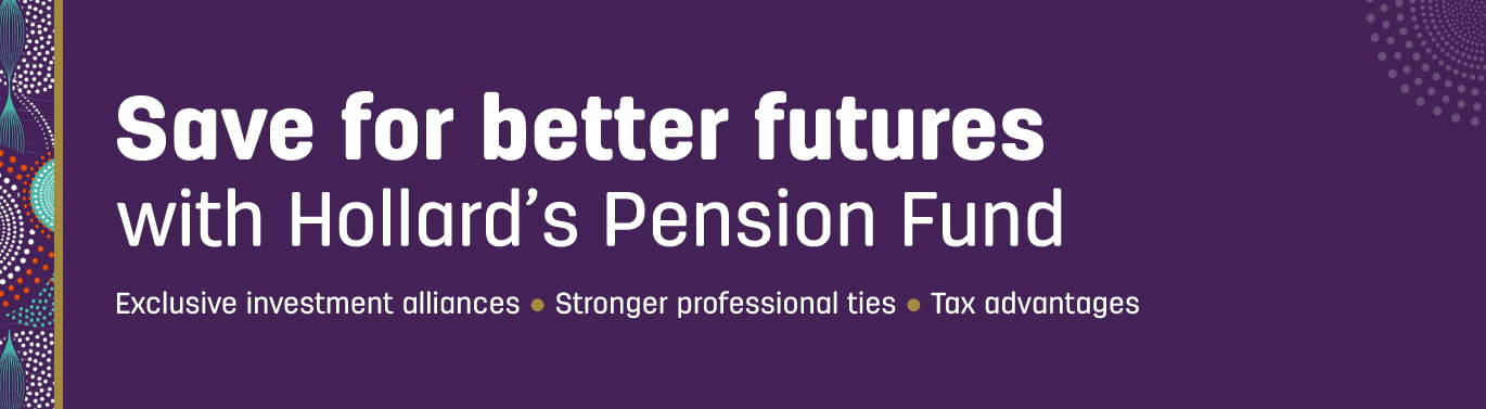 Hollard Mozambique Pension Fund banner: Save for better futures
