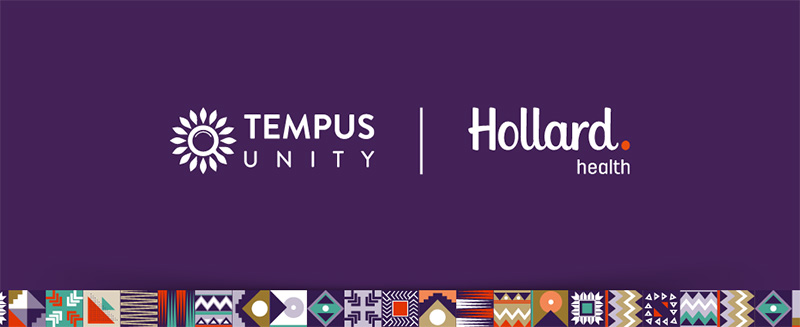 A banner with Hollard Health and Tempus Unity logos